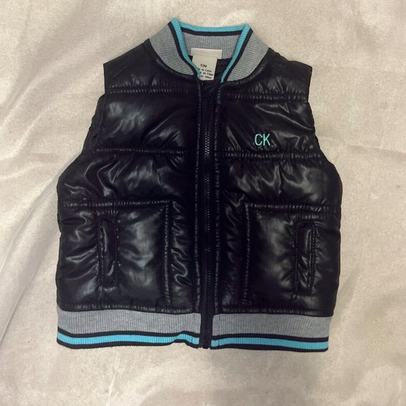 Calvin Klein 12 Month Old - 1 year Old Puffer Vest - Outdoor Jacket - Picture 1 of 6